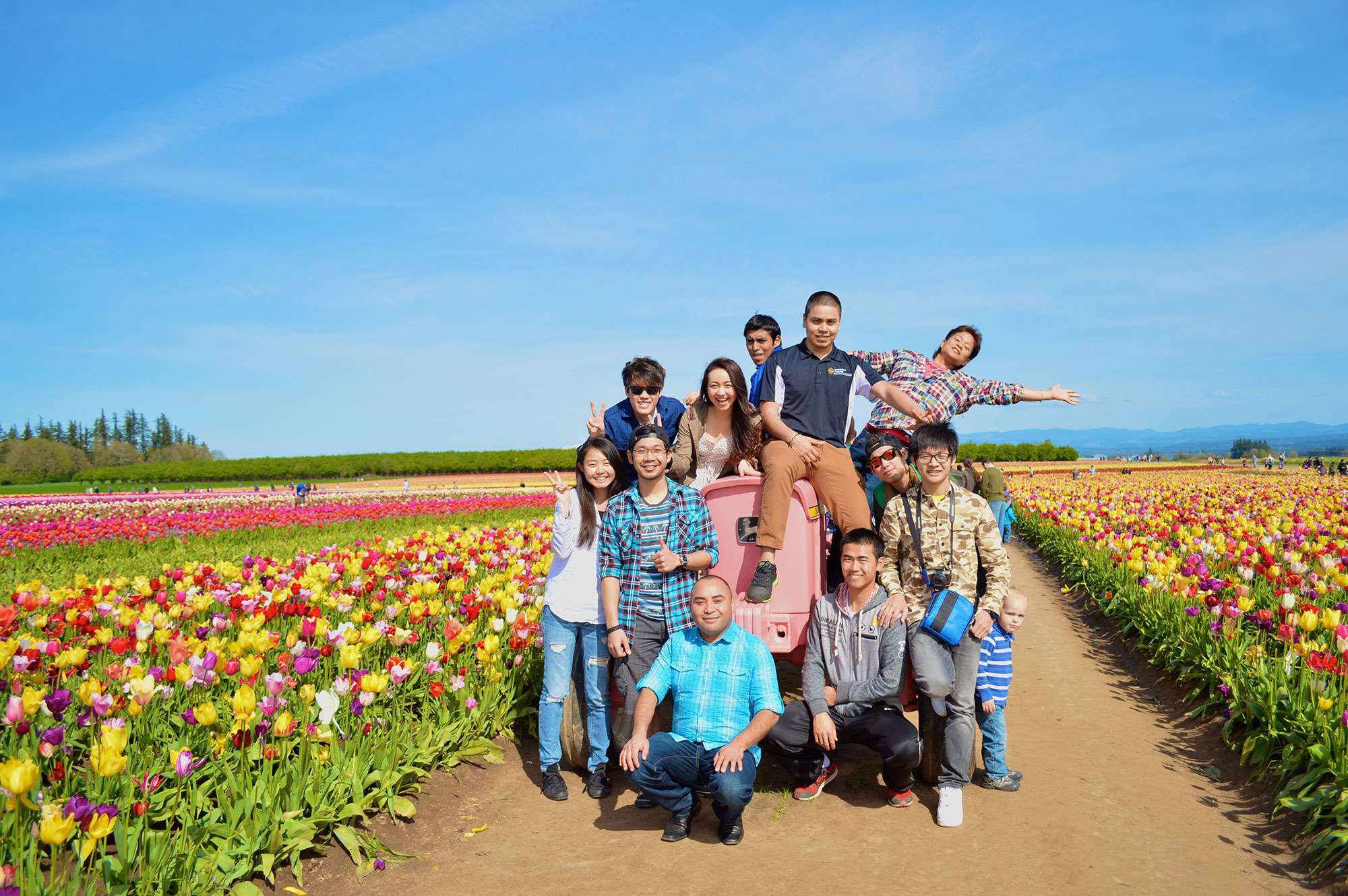 International Students on a field trip