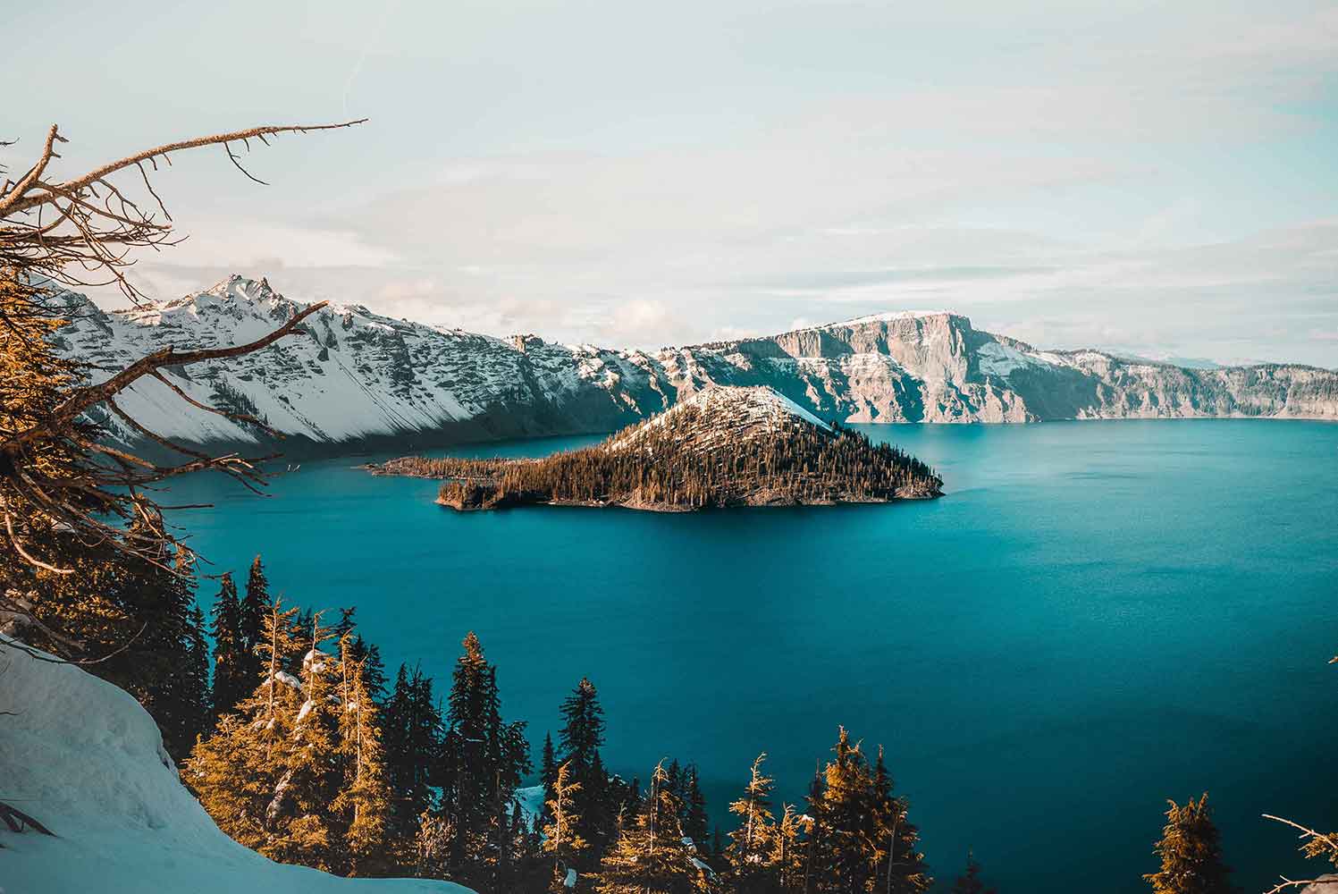 Crater Lake and Wizard Island